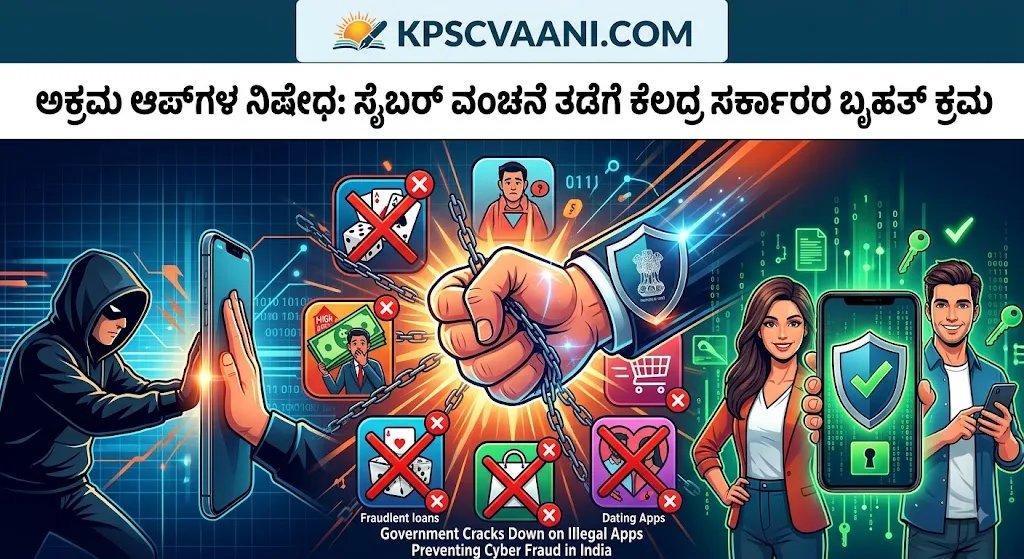 ಅಕ್ರಮ ಆಪ್‌ಗಳ ನಿಷೇಧ: ಸೈಬರ್ ವಂಚನೆ ತಡೆಗೆ ಕೇಂದ್ರ ಸರ್ಕಾರದ ಬೃಹತ್ ಕ್ರಮ