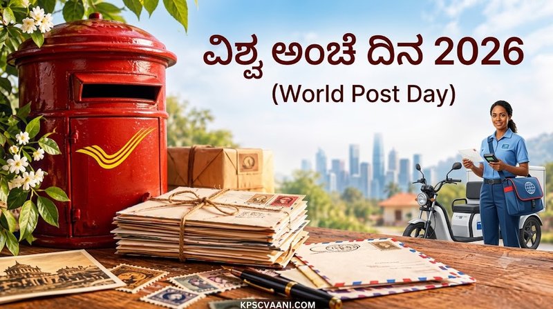 ಅಕ್ಟೋಬರ್-9: ವಿಶ್ವ ಅಂಚೆ ದಿನ 2026