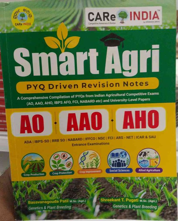 CARe INDIA Smart Agri PYQ Driven Revision Notes AO, AAO, AHO
