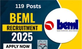 BEML ನೇಮಕಾತಿ 2025 – 119 ಜೂನಿಯರ್ ಎಕ್ಸಿಕ್ಯೂಟಿವ್ ಹುದ್ದೆಗಳಿಗೆ ಆನ್‌ಲೈನ್‌ನಲ್ಲಿ ಅರ್ಜಿ ಸಲ್ಲಿಸಿ
