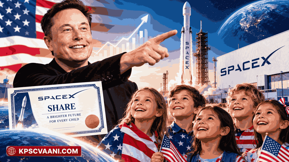 ಅಮೆರಿಕದ ಪ್ರತಿಯೊಂದು ಮಗುವಿಗೂ ಉಚಿತ ಸ್ಪೇಸ್‌ಎಕ್ಸ್ (SpaceX) ಷೇರು: ಎಲಾನ್ ಮಸ್ಕ್ ಬಿಗ್ ಅನೌನ್ಸ್‌ಮೆಂಟ್!