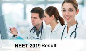 2019 ನೇ ಸಾಲಿನ NEET (National Eligibility cum Entrance Test / ರಾಷ್ಟ್ರೀಯ ಅರ್ಹತೆ ಮತ್ತು ಪ್ರವೇಶ ಪರೀಕ್ಷೆ ) ಪ್ರವೇಶ ಪರೀಕ್ಷೆ ಫಲಿತಾಂಶ ಪ್ರಕಟ