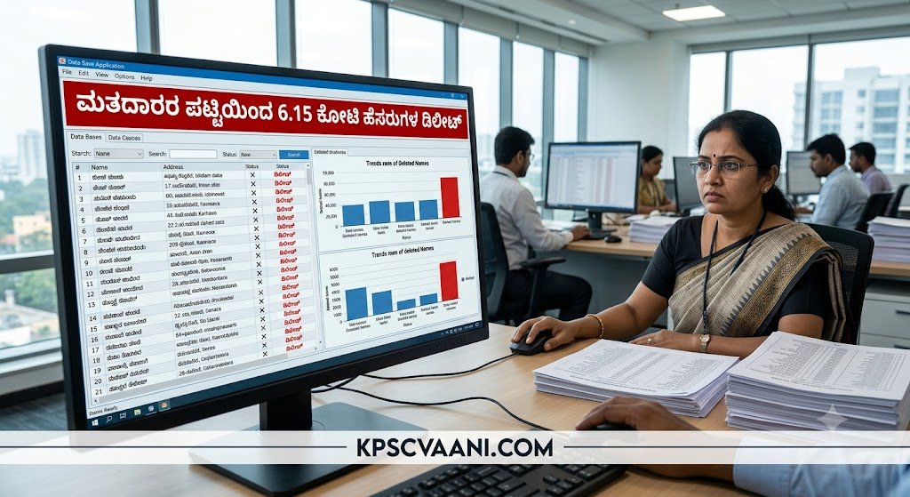 ಮತದಾರರ ಪಟ್ಟಿಯಿಂದ 6.15 ಕೋಟಿ ಹೆಸರುಗಳ ಡಿಲೀಟ್