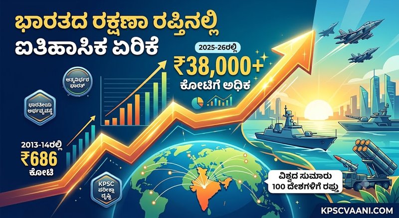 38,000 ಕೋಟಿ ರೂ.ಗೆ ಏರಿದ ಭಾರತದ ರಕ್ಷಣಾ ರಫ್ತು: ರಾಜನಾಥ್ ಸಿಂಗ್ ಮಾಹಿತಿ