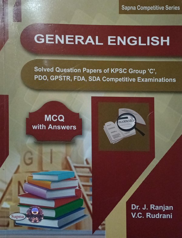 General English| Dr.J. Ranjan & V C Rudrani| Sapna