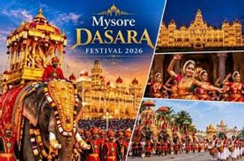 ಮೈಸೂರು ದಸರಾ ಜಂಬೂಸವಾರಿ 2026: ಪ್ರಶಾಂತ ಆನೆ ಹೆಜ್ಜೆಗೆ ಜಗದಗಲ ವೈಭವ! ನೆರೆಯ ಸಿಎಂಗಳು, ತಾರೆಗಳ ಭಾಗಿ