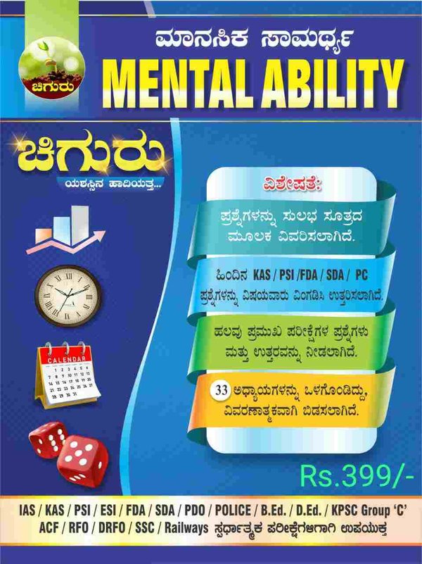 ಮಾನಸಿಕ ಸಾಮರ್ಥ್ಯ Mental Ability - ಚಿಗುರು