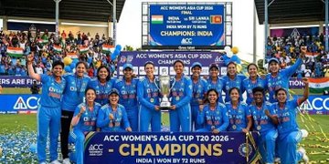 ಮಹಿಳಾ ಏಷ್ಯಾ ಕಪ್ 2026: ದಾಖಲೆಯ 8ನೇ ಬಾರಿಗೆ ಚಾಂಪಿಯನ್ ಪಟ್ಟಕ್ಕೇರಿದ ಭಾರತ!