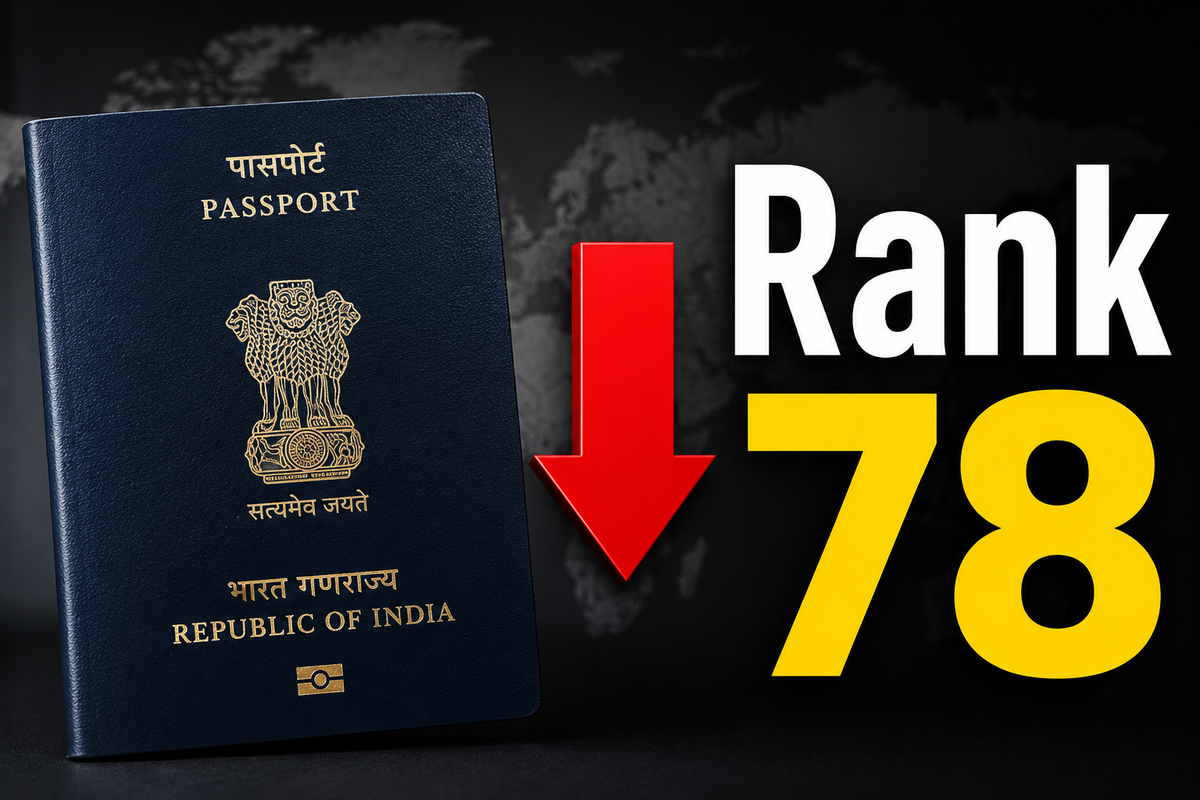ಹೆನ್ಲಿ ಪಾಸ್‌ಪೋರ್ಟ್ ಸೂಚ್ಯಂಕ 2026 ಪ್ರಕಟ: 78ನೇ ಸ್ಥಾನಕ್ಕೆ ಕುಸಿದ ಭಾರತ! ಹಾಗಾದ್ರೆ ನಂಬರ್ 1 ದೇಶ ಯಾವುದು ಗೊತ್ತಾ?