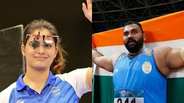 ಏಷ್ಯನ್ ಗೇಮ್ಸ್: ಭಾರತದ ಧ್ವಜಧಾರಿಗಳಾಗಿ ಮನು ಭಾಕರ್ ಮತ್ತು ತಜಿಂದರ್‌ಪಾಲ್ ಸಿಂಗ್ ತೂರ್ ಆಯ್ಕೆ!