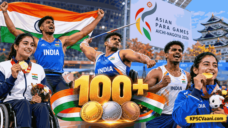ಏಷ್ಯನ್ ಪ್ಯಾರಾ ಗೇಮ್ಸ್ 2026: ಭಾರತದ ಪದಕಗಳ ಸಂಖ್ಯೆ 100ರ ಗಡಿ ದಾಟಿದ ಐತಿಹಾಸಿಕ ಸಾಧನೆ!