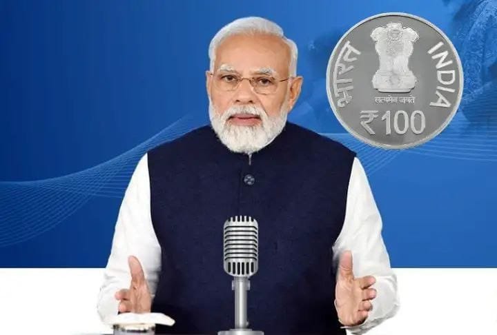 ಏ.30ಕ್ಕೆ 'ಮನ್ ಕಿ ಬಾತ್' ನೂರನೇ ಸಂಚಿಕೆ ; ಪ್ರಧಾನಿ ಮೋದಿಯವರಿಂದ 100 ರೂ. ಮುಖಬೆಲೆಯ ನಾಣ್ಯ ಬಿಡುಗಡೆ