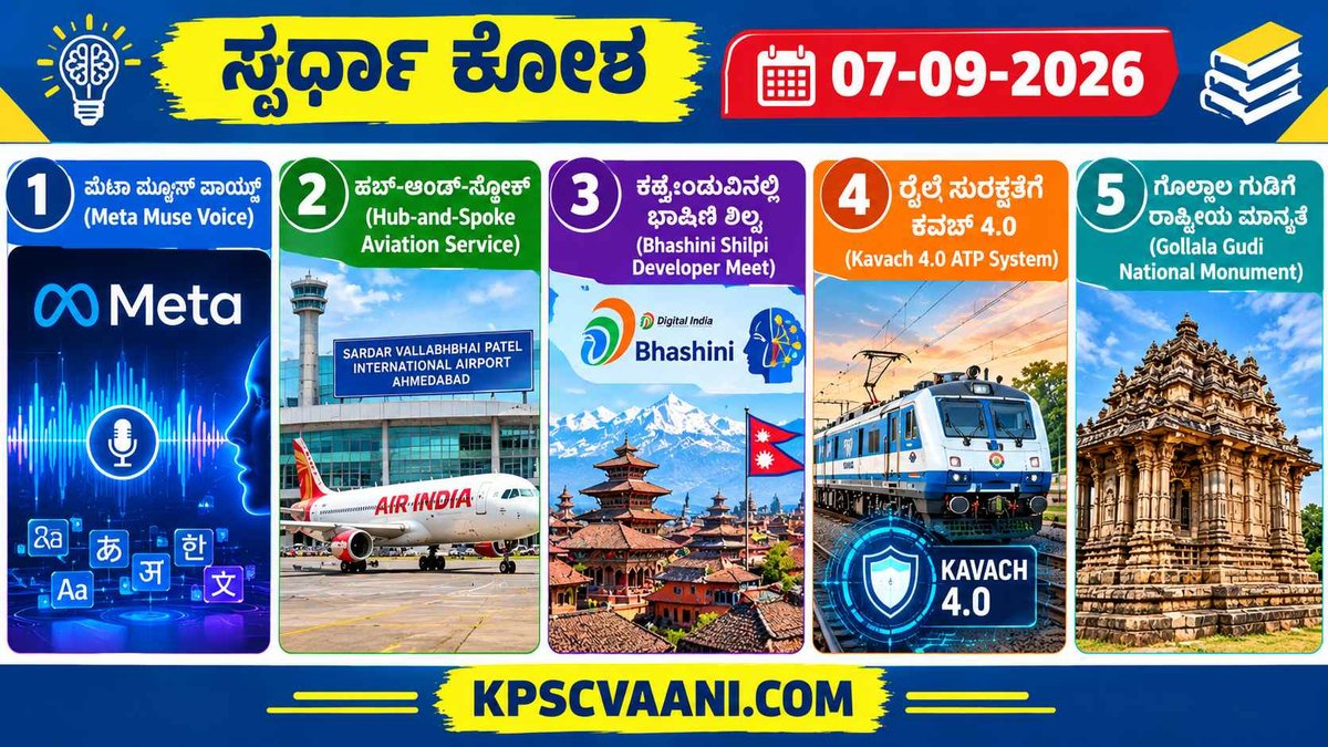 ಸ್ಪರ್ಧಾ ಕೋಶ 07-09-2026