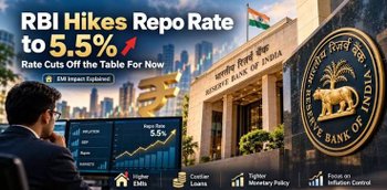 RBI ಮಹತ್ವದ ನಿರ್ಧಾರ: ರೆಪೊ ದರ 5.50%ಕ್ಕೆ ಏರಿಕೆ – 2023ರ ಬಳಿಕ ಮೊದಲ ಬಾರಿಗೆ ಬಡ್ಡಿದರ ಹೆಚ್ಚಳ!