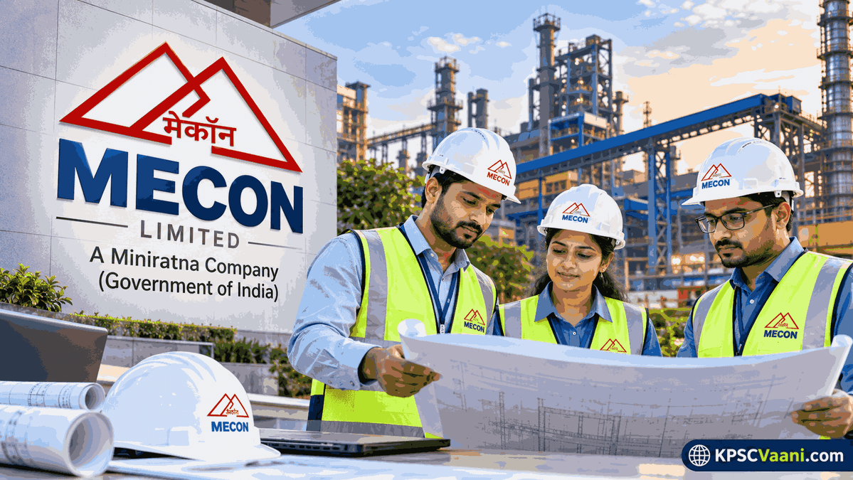 MECON Recruitment 2026: ಯಾವುದೇ ಪರೀಕ್ಷೆ ಇಲ್ಲ, ಕೇವಲ ಸಂದರ್ಶನದ ಮೂಲಕ ಆಯ್ಕೆ! ವಿವಿಧ ಇಂಜಿನಿಯರ್ ಹುದ್ದೆಗಳ ಸಂಪೂರ್ಣ ವಿವರ ಇಲ್ಲಿದೆ.