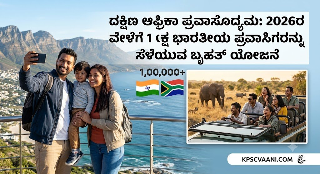 ದಕ್ಷಿಣ ಆಫ್ರಿಕಾ ಪ್ರವಾಸೋದ್ಯಮ: 2026ರ ವೇಳೆಗೆ 1 ಲಕ್ಷ ಭಾರತೀಯ ಪ್ರವಾಸಿಗರನ್ನು ಸೆಳೆಯುವ ಬೃಹತ್ ಯೋಜನೆ