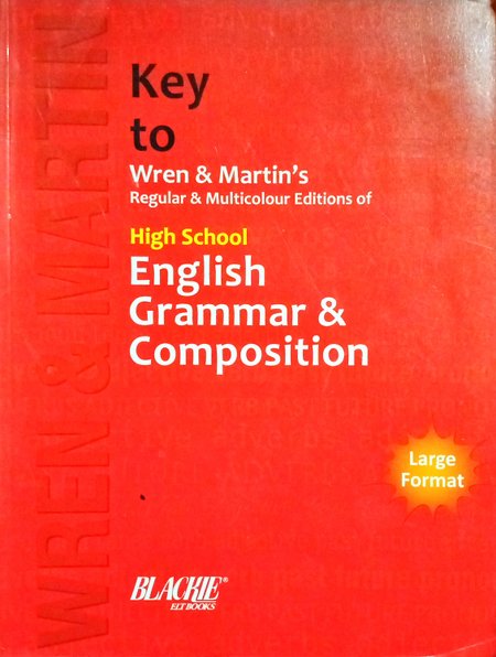 High School English Grammar & Composition | Wren & Martin's