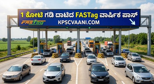 1 ಕೋಟಿ ಗಡಿ ದಾಟಿದ FASTag ವಾರ್ಷಿಕ ಪಾಸ್