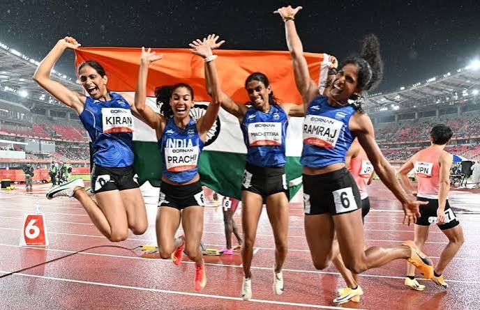 ಏಷ್ಯನ್ ಗೇಮ್ಸ್ 2026: ಭಾರತೀಯ ಮಹಿಳಾ 4x400m ರಿಲೇ ತಂಡಕ್ಕೆ ಚಿನ್ನದ ಪದಕ
