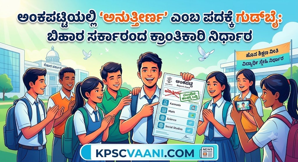 ಅಂಕಪಟ್ಟಿಯಲ್ಲಿ 'ಅನುತ್ತೀರ್ಣ' ಎಂಬ ಪದಕ್ಕೆ ಗುಡ್‌ಬೈ: ಬಿಹಾರ ಸರ್ಕಾರದ ಕ್ರಾಂತಿಕಾರಿ ನಿರ್ಧಾರ