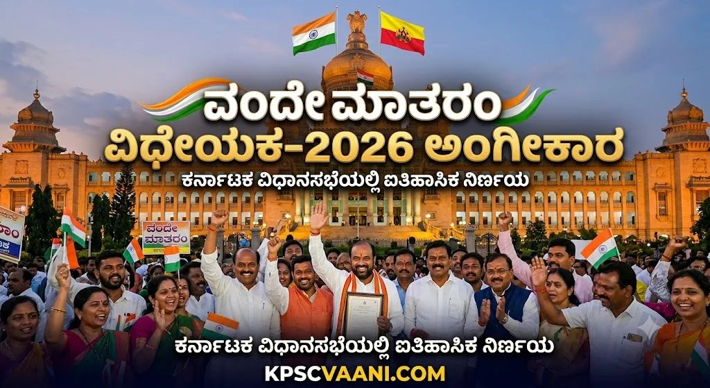 'ವಂದೇ ಮಾತರಂ' ವಿಧೇಯಕ-2026 ಅಂಗೀಕಾರ