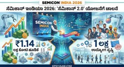 ಸೆಮಿಕಾನ್‌ ಇಂಡಿಯಾ 2026: 'ಸೆಮಿಕಾನ್ 2.0' ಯೋಜನೆಗೆ ಚಾಲನೆ; ಭಾರತದಲ್ಲಿ ₹1.14 ಲಕ್ಷ ಕೋಟಿ ಹೂಡಿಕೆ ಹಾಗೂ 1 ಲಕ್ಷ ಉದ್ಯೋಗ ಸೃಷ್ಟಿ ನಿರೀಕ್ಷೆ