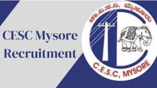 ಮೈಸೂರು ಚಾಮುಂಡೇಶ್ವರಿ ವಿದ್ಯುತ್ ಸರಬರಾಜು ನಿಗಮ ನಿಯಮಿತ (ಚೆಸ್ಕಾಂ)ನಲ್ಲಿ ಖಾಲಿ ಇರುವ ವಿವಿಧ ಹುದ್ದೆಗಳ ನೇರ ನೇಮಕಾತಿ | ಕೂಡಲೇ ಅರ್ಜಿ ಸಲ್ಲಿಸಿ