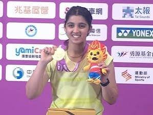ತೈಪೇ ಓಪನ್ ಬ್ಯಾಡ್ಮಿಂಟನ್ 2026: ಚೊಚ್ಚಲ ಬಿಡಬ್ಲ್ಯೂಎಫ್ ಸೂಪರ್ 300 ಪ್ರಶಸ್ತಿ ಗೆದ್ದು ಇತಿಹಾಸ ಬರೆದ 17 ವರ್ಷದ ತನ್ವಿ ಶರ್ಮಾ!