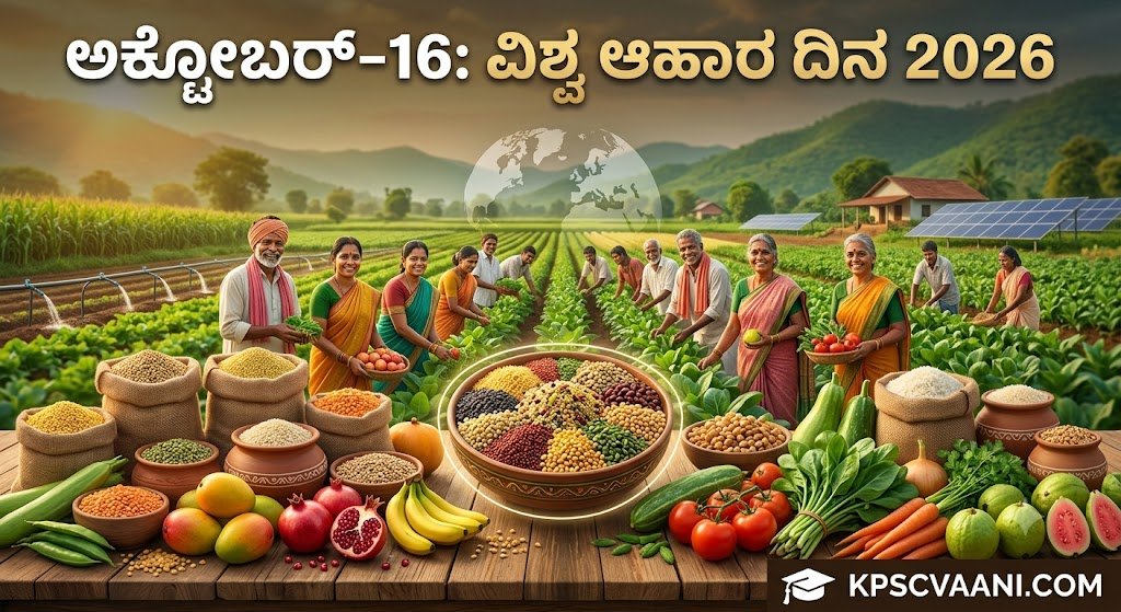 ಅಕ್ಟೋಬರ್-16: ವಿಶ್ವ ಆಹಾರ ದಿನ 2026
