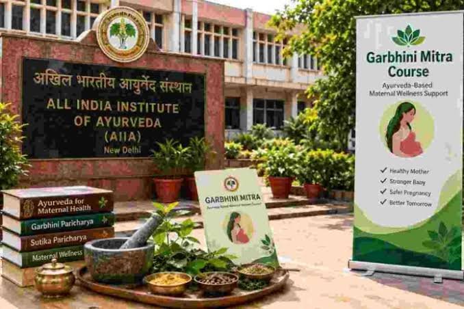 ಎಐಐಎ ಯಿಂದ ‘ಗರ್ಭಿಣಿ ಮಿತ್ರ ’ (Garbhini Mitra) ಕೋರ್ಸ್ ಚಾಲನೆ: ಆಯುರ್ವೇದ ಆಧಾರಿತ ಮಾತೃ ಕಲ್ಯಾಣ ಮತ್ತು ಆರೈಕೆ ಯೋಜನೆ
