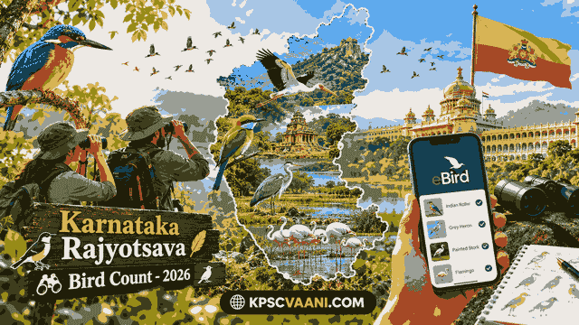 ಮೊದಲನೇ ಕರ್ನಾಟಕ ರಾಜ್ಯೋತ್ಸವ ಪಕ್ಷಿ ಗಣನೆ 2026