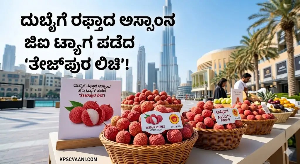 ದುಬೈಗೆ ರಫ್ತಾದ ಅಸ್ಸಾಂನ ಜಿಐ ಟ್ಯಾಗ್ ಪಡೆದ 'ತೇಜ್‌ಪುರ ಲಿಚಿ'!