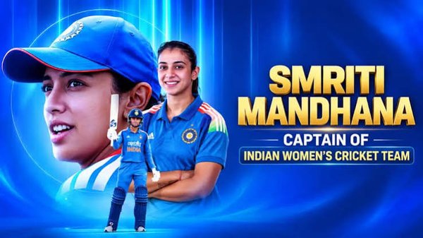 ಭಾರತೀಯ ಮಹಿಳಾ ಕ್ರಿಕೆಟ್ ತಂಡದ ನೂತನ ನಾಯಕಿಯಾಗಿ ಸ್ಮೃತಿ ಮಂಧನಾ ನೇಮಕ