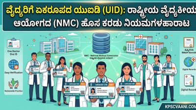 ವೈದ್ಯರಿಗೆ ಏಕರೂಪದ ಯುಐಡಿ (UID): ರಾಷ್ಟ್ರೀಯ ವೈದ್ಯಕೀಯ ಆಯೋಗದ (NMC) ಹೊಸ ಕರಡು ನಿಯಮಗಳು
