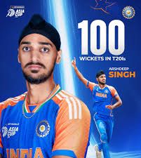ಅರ್ಶ್‌ದೀಪ್ ಸಿಂಗ್ ಟಿ20ಯಲ್ಲಿ 100 ವಿಕೆಟ್ ಪಡೆದ ಮೊದಲ ಭಾರತೀಯ