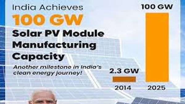 ALMM ಅಡಿಯಲ್ಲಿ ಭಾರತವು 100 GW ಸೌರ PV ಉತ್ಪಾದನಾ ಮೈಲಿಗಲ್ಲು