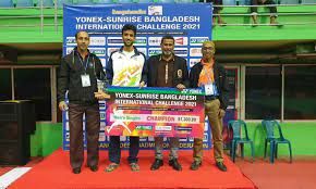ಬಾಂಗ್ಲಾದೇಶ ಇಂಟರ್‌ನ್ಯಾಷನಲ್ ಚಾಲೆಂಜ್ ಬ್ಯಾಡ್ಮಿಂಟನ್ ಟೂರ್ನಿಯಲ್ಲಿ ಅಭಿಷೇಕ್ ಸೈನಿಗೆ ಪ್ರಶಸ್ತಿ