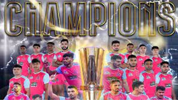 ಪ್ರೊ ಕಬಡ್ಡಿ ಸೀಸನ್ 9ರ ಚಾಂಪಿಯನ್ ಆದ ಜೈಪುರ ಪಿಂಕ್ ಪ್ಯಾಂಥರ್ಸ್