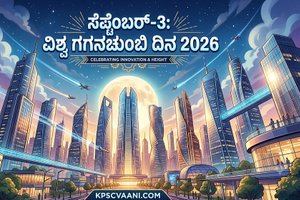 ಸೆಪ್ಟೆಂಬರ್-3: ವಿಶ್ವ ಗಗನಚುಂಬಿ ದಿನ 2026