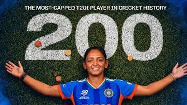 200 ಟಿ20 ಅಂತರರಾಷ್ಟ್ರೀಯ ಪಂದ್ಯಗಳನ್ನಾಡಿದ ವಿಶ್ವದ ಮೊದಲ ಕ್ರಿಕೆಟರ್: ಇತಿಹಾಸ ನಿರ್ಮಿಸಿದ ಹರ್ಮನ್‌ಪ್ರೀತ್ ಕೌರ್!