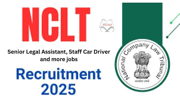 ರಾಷ್ಟ್ರೀಯ ಕಂಪನಿ ಕಾನೂನು ಟ್ರಿಬ್ಯುನಲ್ (NCLT) ನೇಮಕಾತಿ 2025 : 96 ಹುದ್ದೆಗಳಿಗೆ ಆಫ್‌ಲೈನ್ ಮೂಲಕ ಅರ್ಜಿ ಆಹ್ವಾನ