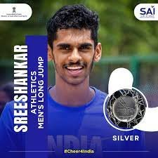 ಕಾಮನ್ ವೆಲ್ತ್ ಪುರುಷರ ಉದ್ದ ಜಿಗಿತದಲ್ಲಿ ಬೆಳ್ಳಿ ಪದಕ ಗೆದ್ದ ಮುರುಳಿ ಶ್ರೀಶಂಕರ್