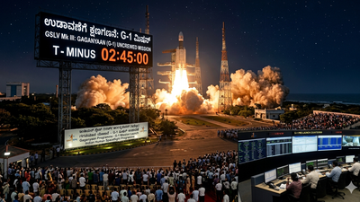 ಗಗನಯಾನ ಯೋಜನೆಗೆ ಕ್ಷಣಗಣನೆ ಆರಂಭ: ಮುಂದಿನ 3-4 ತಿಂಗಳಲ್ಲಿ ಇಸ್ರೋ ಇತಿಹಾಸ ಪ್ರಸಿದ್ಧ ‘ಜಿ-1’ ಮಿಷನ್ ಉಡಾವಣೆ!
