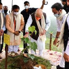 ಅಮಿತ್ ಷಾ ರಿಂದ ಹಸಿರು ಸೊಹ್ರಾ ಅರಣ್ಯಕರಣ ಅಭಿಯಾನವನ್ನು ಚಿರಪುಂಜಿ( ಸೊಹ್ರಾ)ಯಲ್ಲಿ ಆರಂಭ