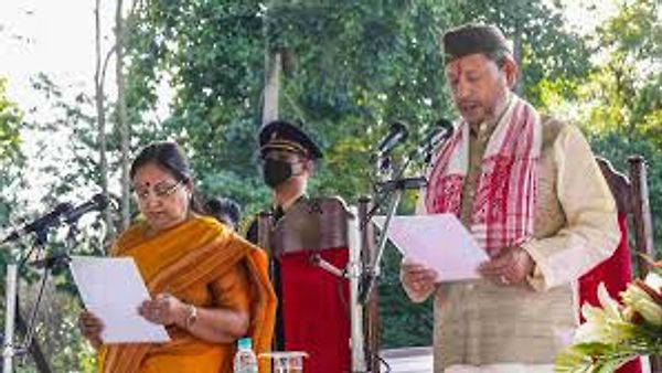 ಉತ್ತರಾಖಂಡ ನೂತನ ಮುಖ್ಯಮಂತ್ರಿಯಾಗಿ ತೀರಥ್ ಸಿಂಗ್ ರಾವತ್ ಪ್ರಮಾಣವಚನ ಸ್ವೀಕಾರ