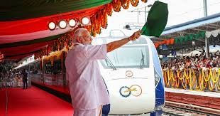 ಕೇರಳದ ವಂದೇ ಭರತ್ ಎಕ್ಸ್ ಪ್ರೆಸ್ ರೈಲಿಗೆ ಪ್ರಧಾನಿ ಮೋದಿಯವರಿಂದ ಚಾಲನೆ