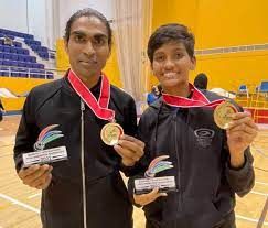 ದುಬೈ ಪ್ಯಾರಾ ಬ್ಯಾಡ್ಮಿಂಟನ್ ನಲ್ಲಿ ಚಿನ್ನ ಗೆದ್ದ ಮನೀಷಾ ಮತ್ತು ಪ್ರಮೋದ್ ಭಗತ್