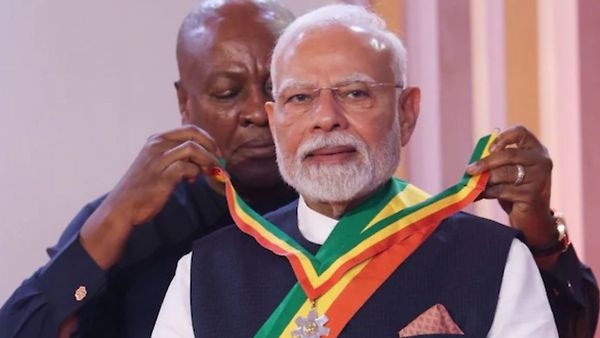 ಪ್ರಧಾನಿ ಮೋದಿಗೆ ಘಾನಾದಲ್ಲಿ 'ಆರ್ಡರ್ ಆಫ್ ದಿ ಸ್ಟಾರ್' ಗೌರವ