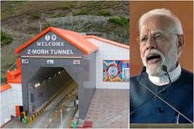 ಪ್ರಧಾನಿ ನರೇಂದ್ರ ಮೋದಿ : ಜೆ & ಕೆ, ಸೋನಾಮಾರ್ಗ್‌ನಲ್ಲಿ ಝಡ್-ಮೋರ್ಹ್ ಸುರಂಗ ಉದ್ಘಾಟನೆ