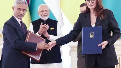 ಭಾರತ-ಉಕ್ರೇನ್ ನಡುವೆ 'ನಾಲ್ಕು ಒಪ್ಪಂದ'ಗಳಿಗೆ ಸಹಿ
